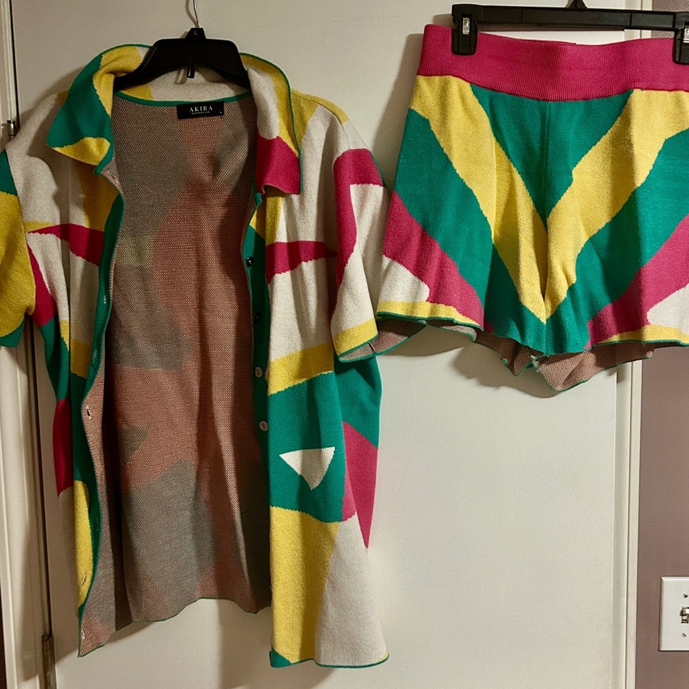 Akira Multicolor Patterned Apparel - image 1